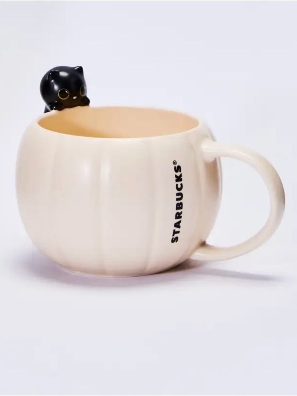 *NWT* Starbucks Halloween 2026 Black Cat Ceramic Mug 12 oz